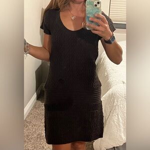 3 for$5✨Ambiance Apparel Brown Knit Midi Dress, Size L